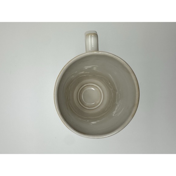 Vintage Y2K Food Network Stoneware Pedestal Coffee Mug Monogram "K" - Picture 6 of 6